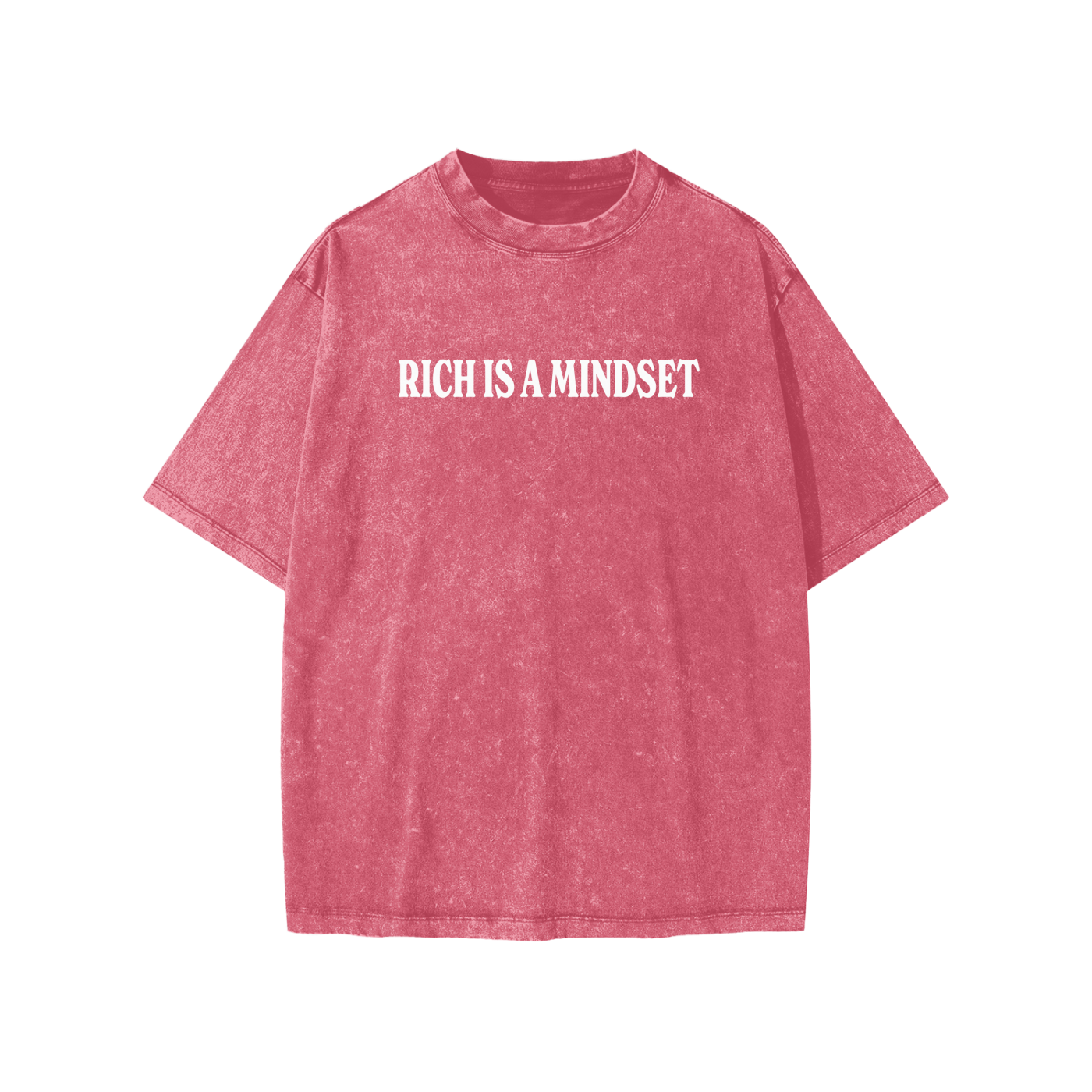 RM (Cherry Color) Kids'Snow Washed T-shirt