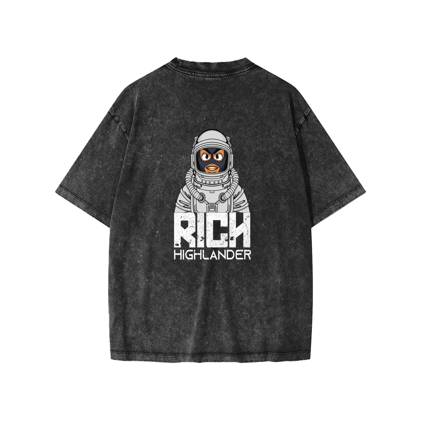 RM (Black) Kids' Washed T-shirt