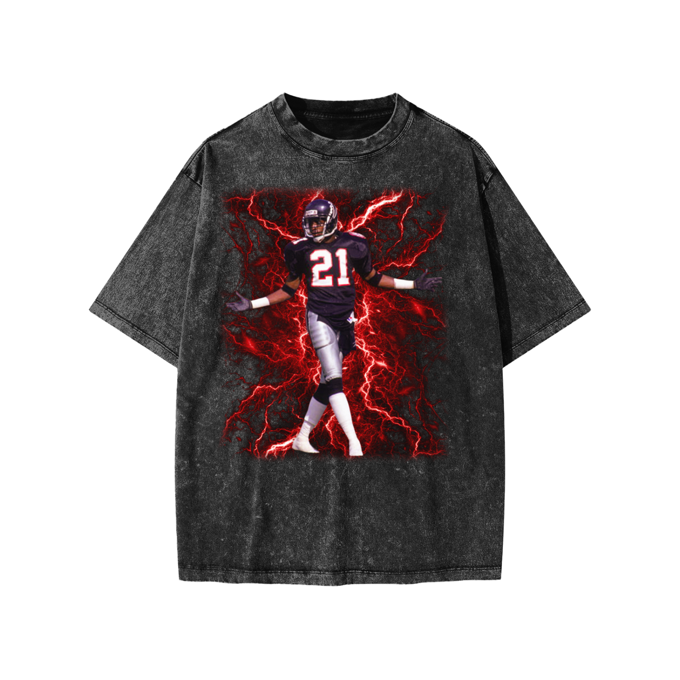 Prime 96 (Black) Snow Washed Kids' T-shirt