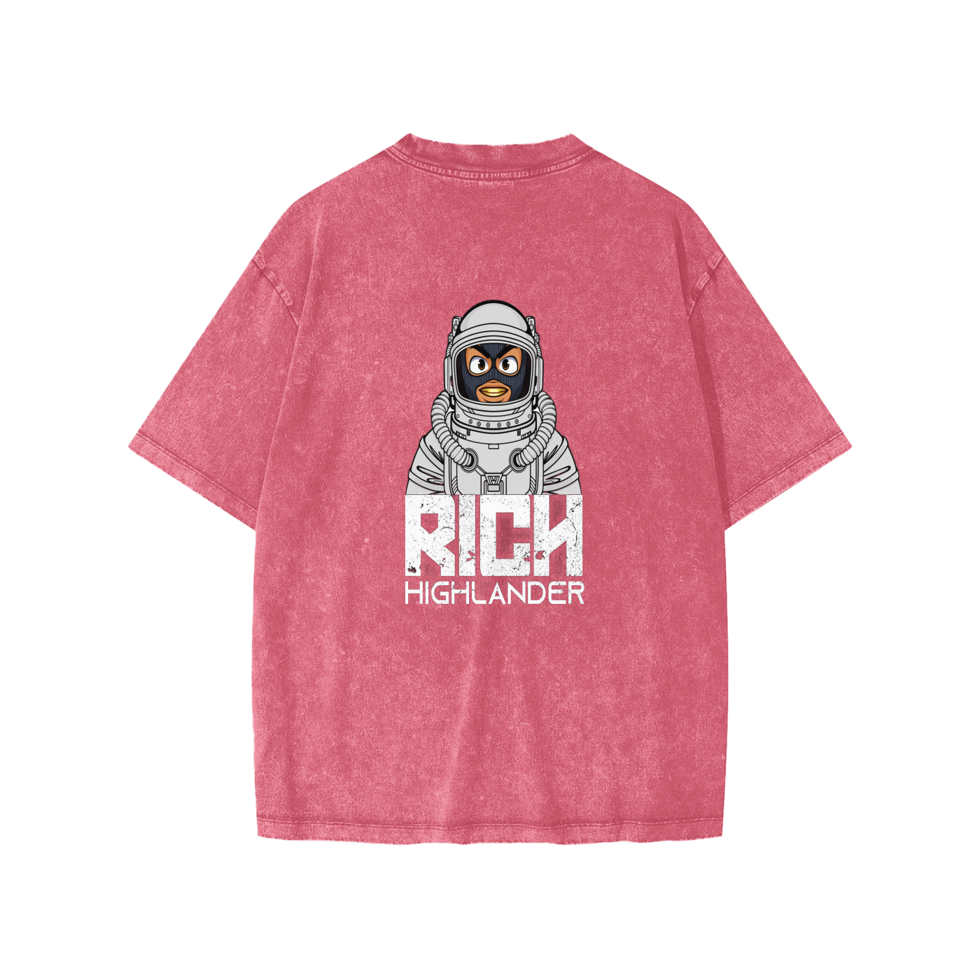 RM (Cherry Color) Kids'Snow Washed T-shirt