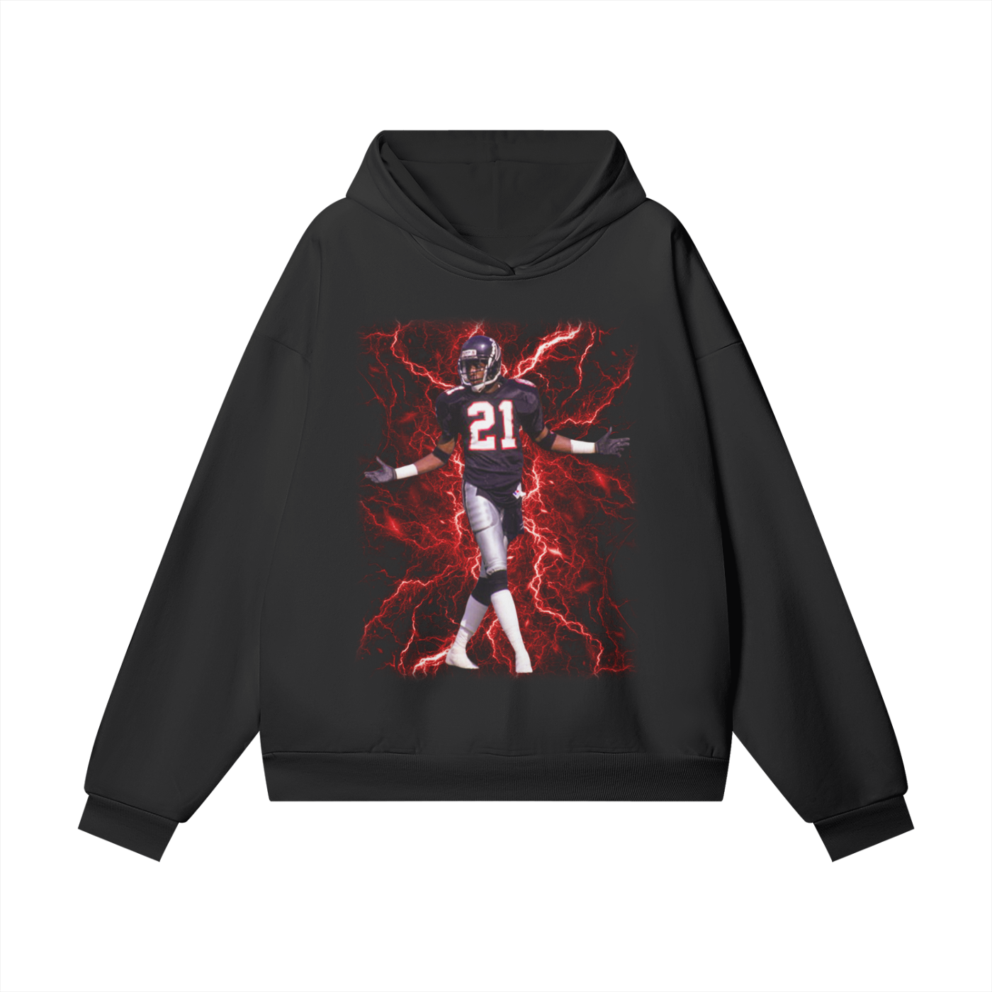 Prime 96 (Black) Heavyweight Hidden Pocket Hoodie - 460 GSM