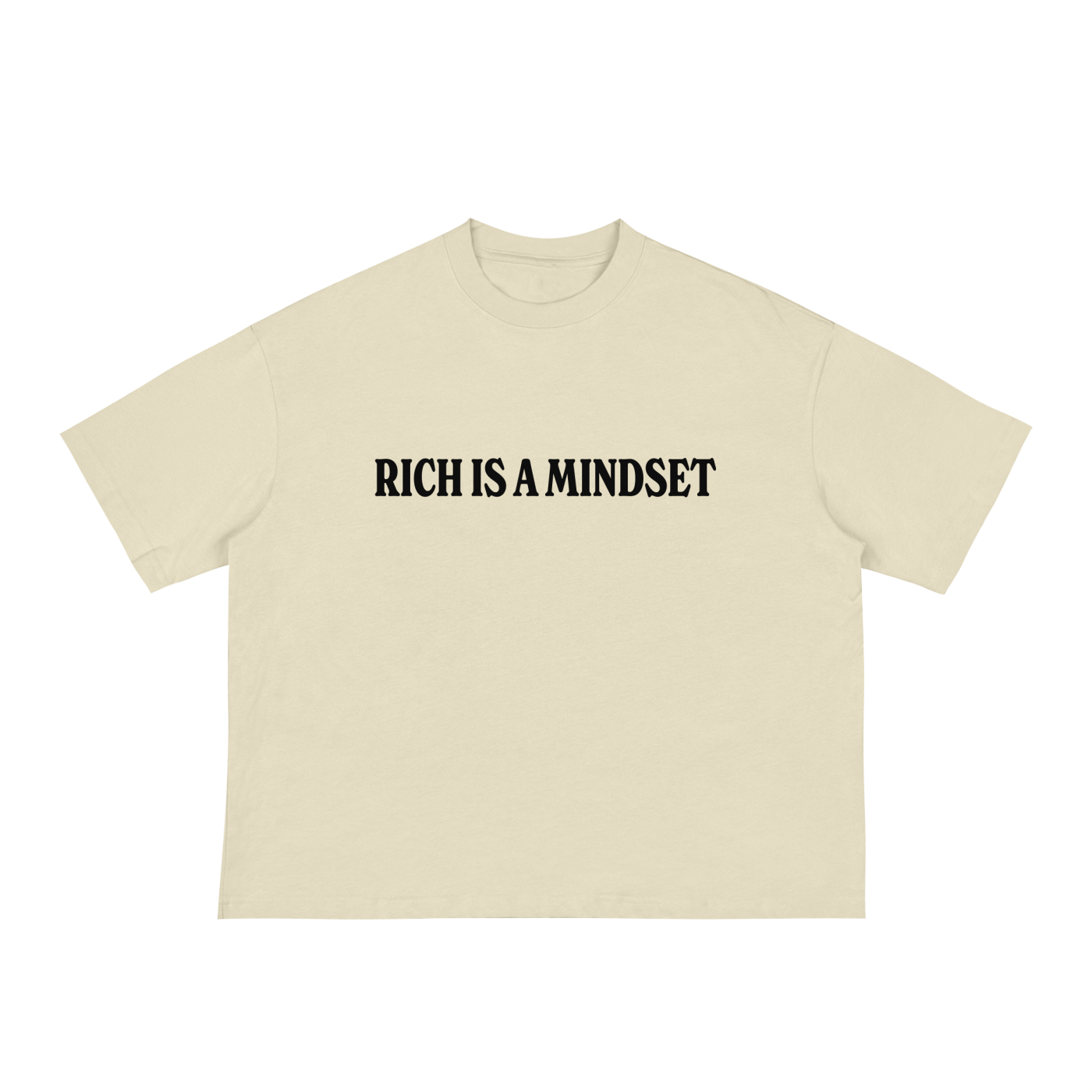 RM (Apricot) Boxy Tee - 230 GSM
