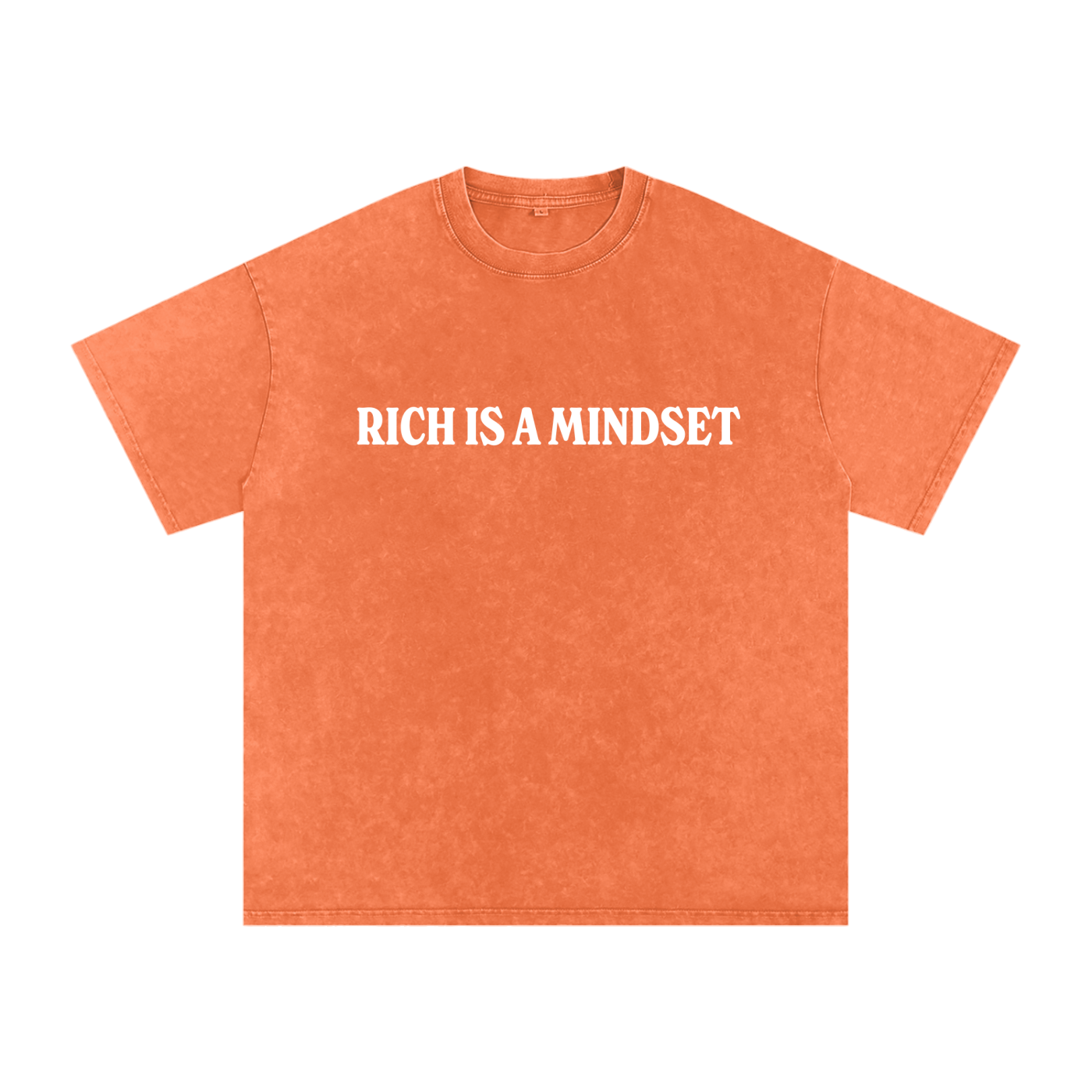 RM 1 (Highlander Orange Logo) Oversize Snow Washed T-Shirt
