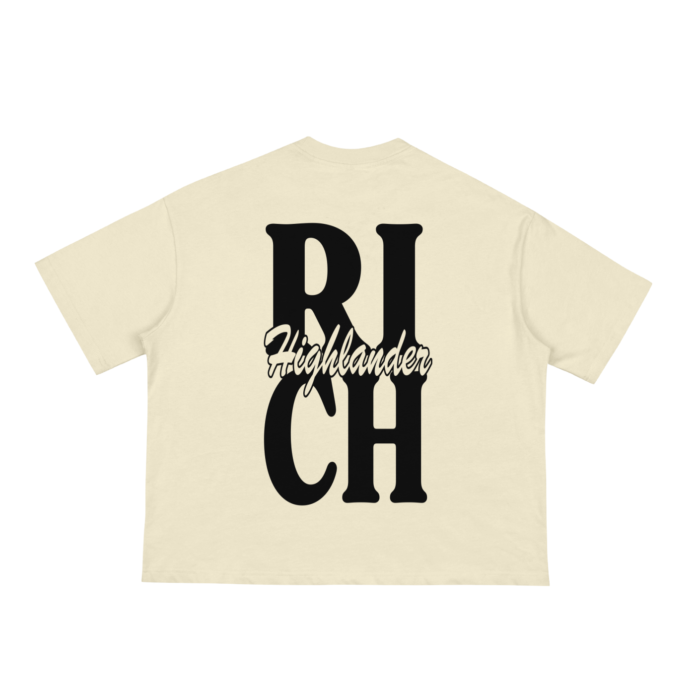 RM (Apricot) Boxy Tee - 230 GSM