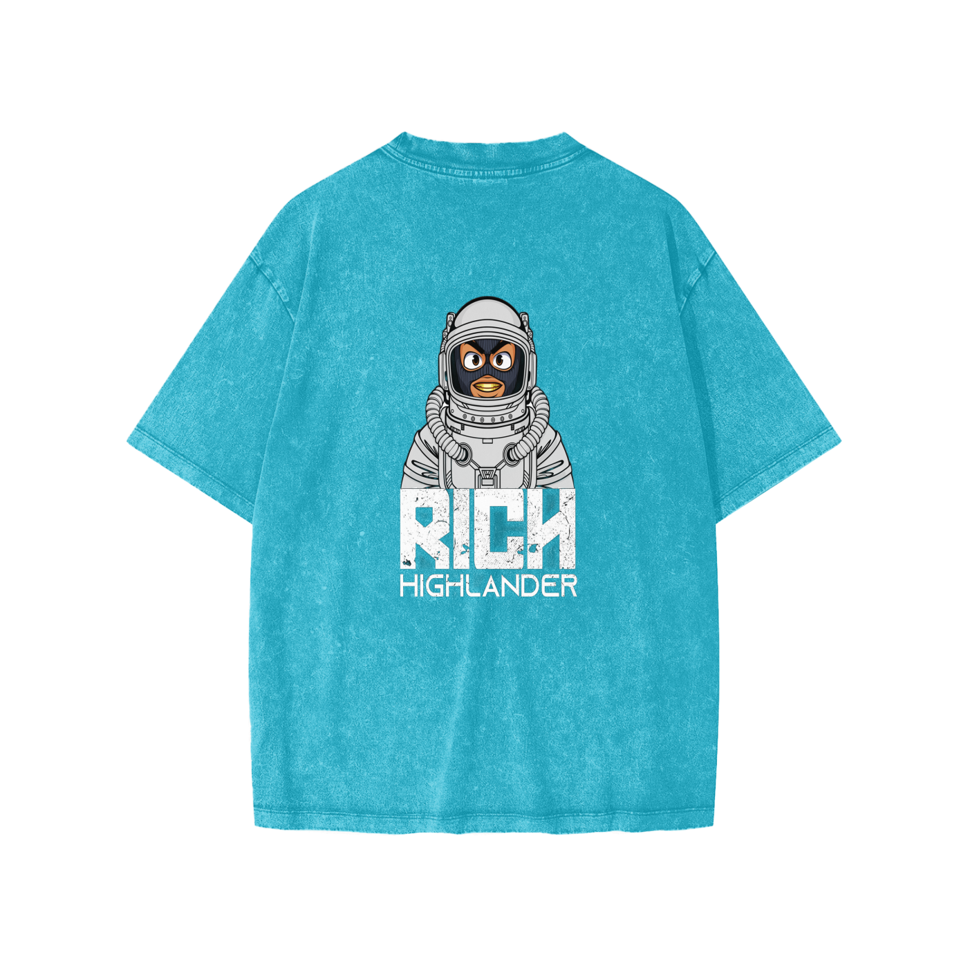 RM (Sky Blue) Kids' Washed T-shirt