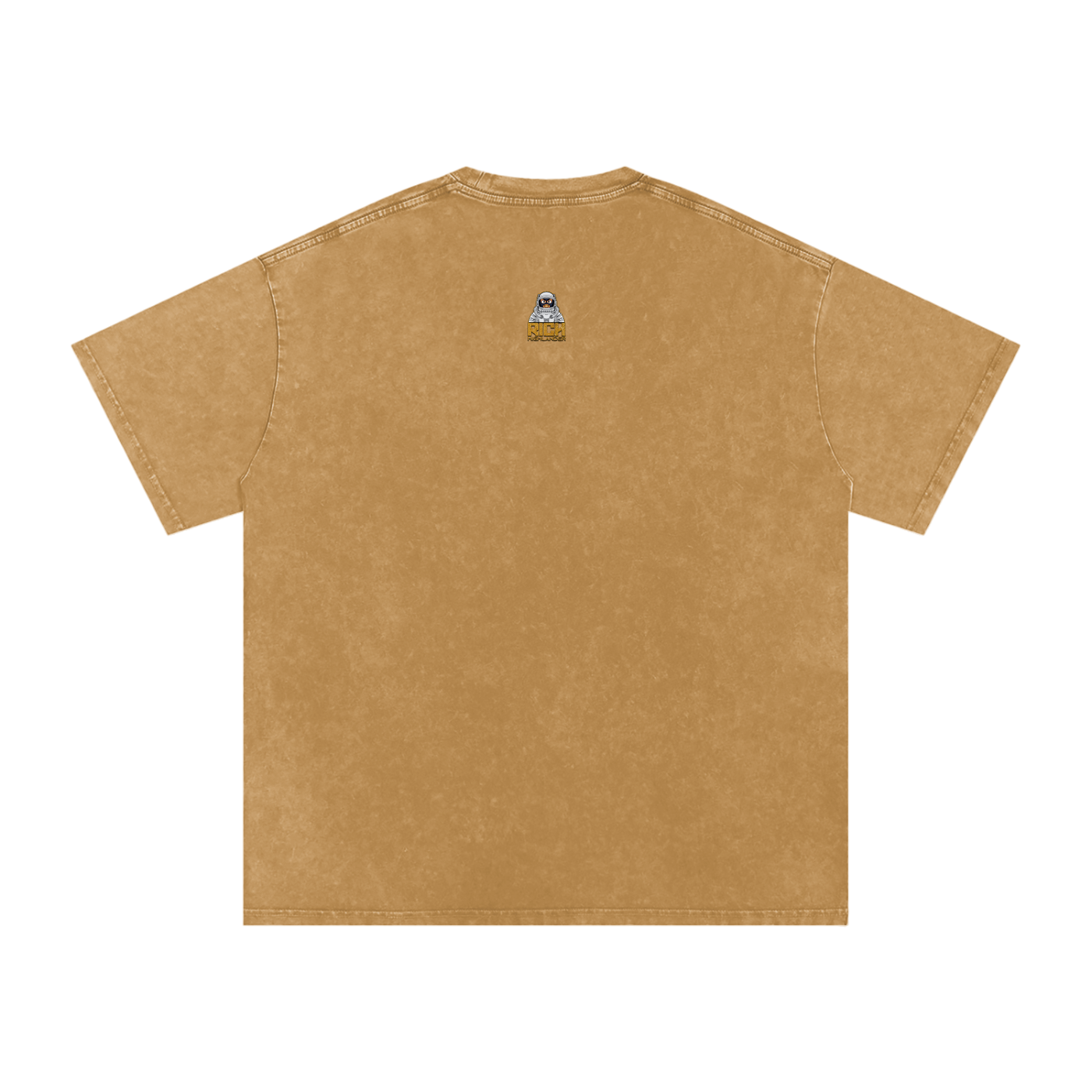 Legend Born (Light Brown) Snow Washed Oversized Cotton T-Shirt