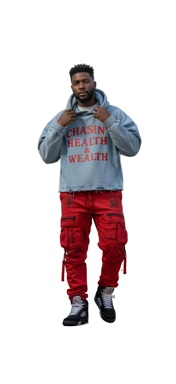 Chasin Health & Wealth  Vintage Edge Hoodie